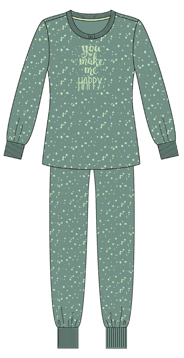 Ringella Dames Pyjama met boordjes 4511289