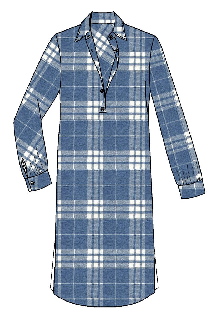 Ringella Dames Nachthemd flanel 4517109