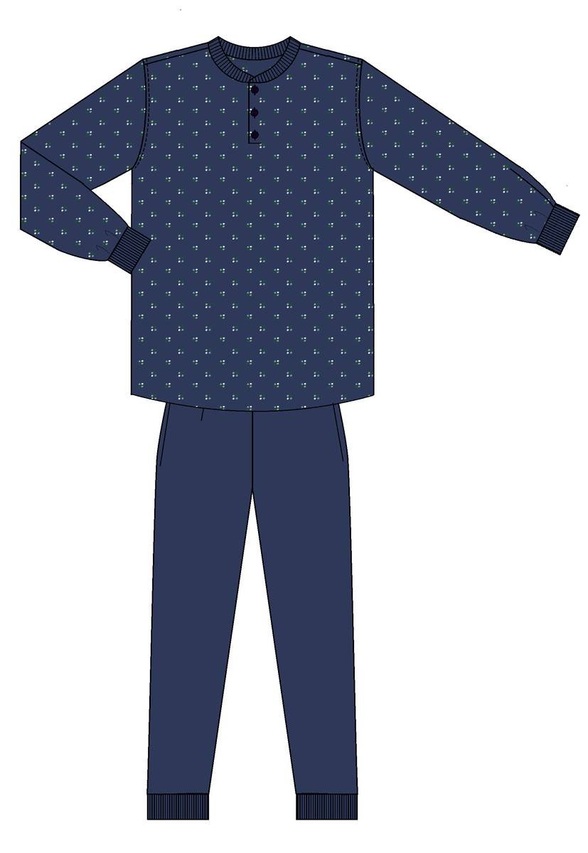 Ringella Men Pyjama met boordjes 4541289