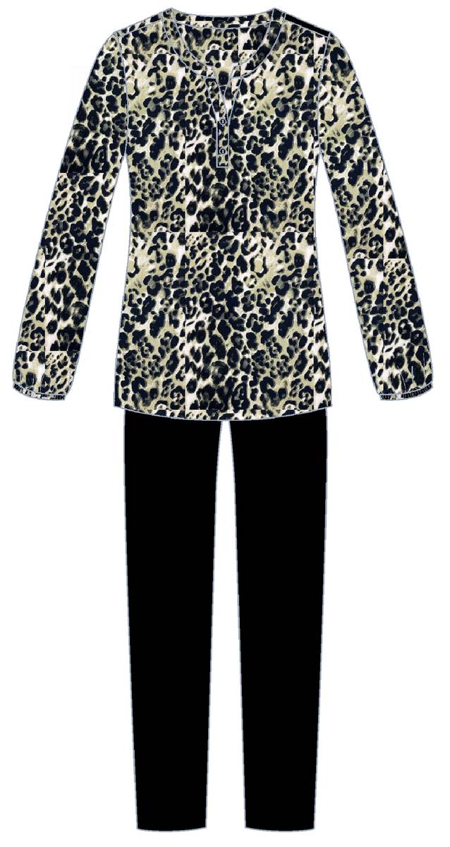 Cherie Line Pyjama met dierenprint 4571201