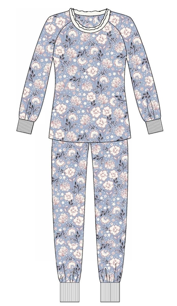 Ringella Lingerie Pyjama met boordjes 4561210