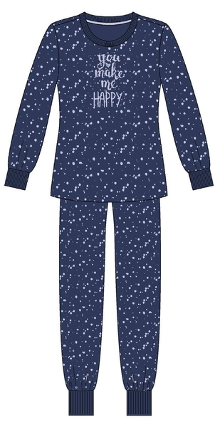 Ringella Dames Pyjama met boordjes 4511289