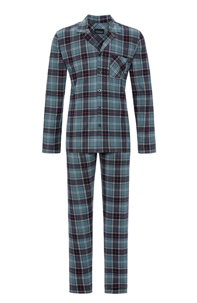 Ringella Men Pyjama mit durchgehender Knopfleiste 4541225